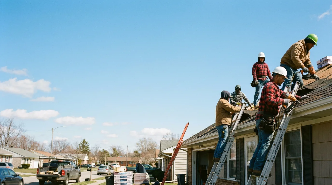 Roofing in La Place, IL near me